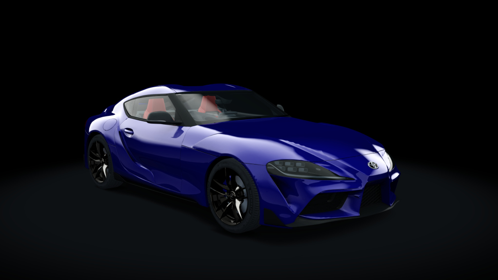 Toyota Supra GR '19, skin Downshift Blue