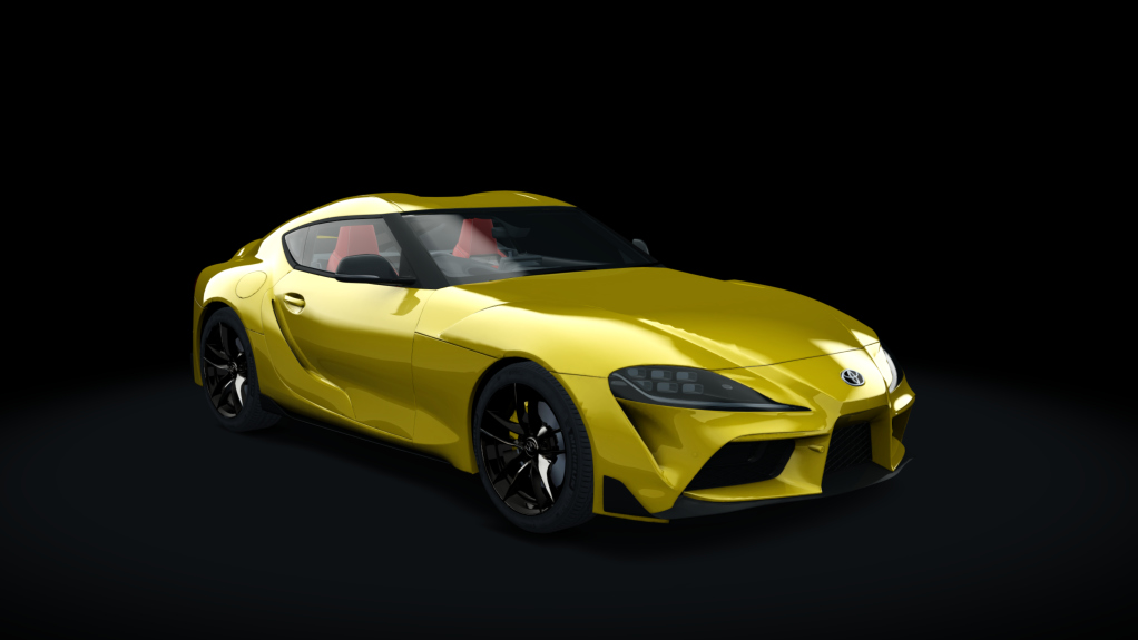 Toyota Supra GR '19, skin Nitro Yellow