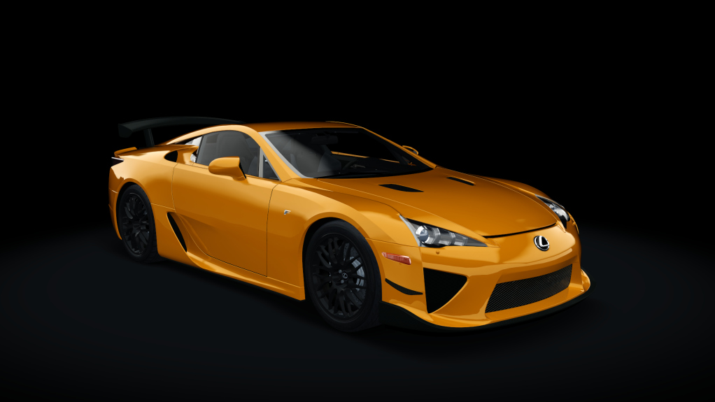 Lexus LFA Nurburgring Edition, skin orange