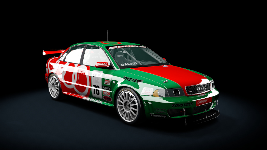 Audi S4 B5 STW, skin green