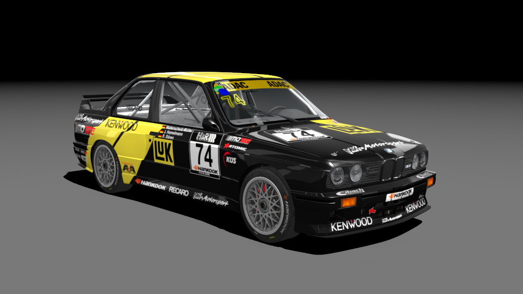 BMW M3 E30 Gr.A 92, skin RCN_74_WM