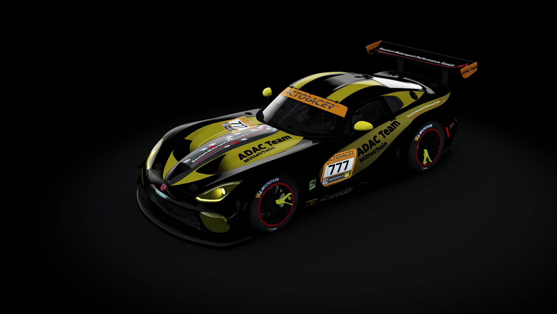 Dodge Viper GT3-R, skin N24H_ADAC_24_ 777