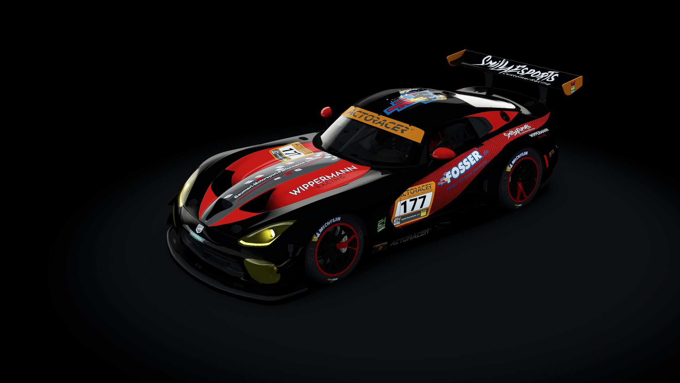 Dodge Viper GT3-R, skin N24H_Wippermann_24_ 177