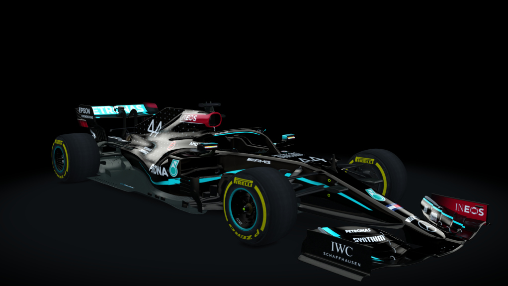 F1 2020 Mercedes, skin 0Hamilton