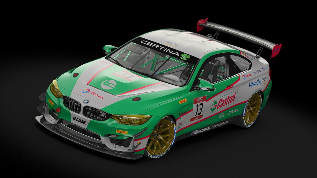 BMW M4 GT4, skin 13_Castrol_GT4