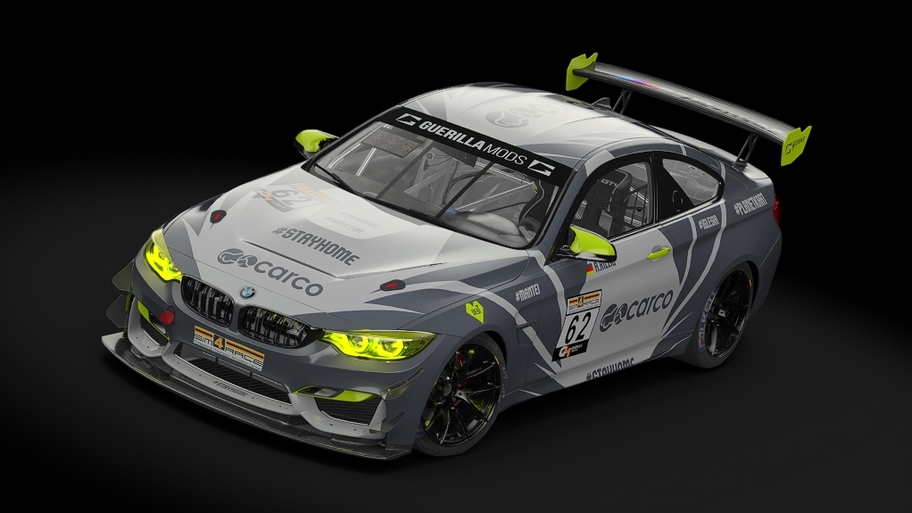 BMW M4 GT4, skin 62_rillig_4k