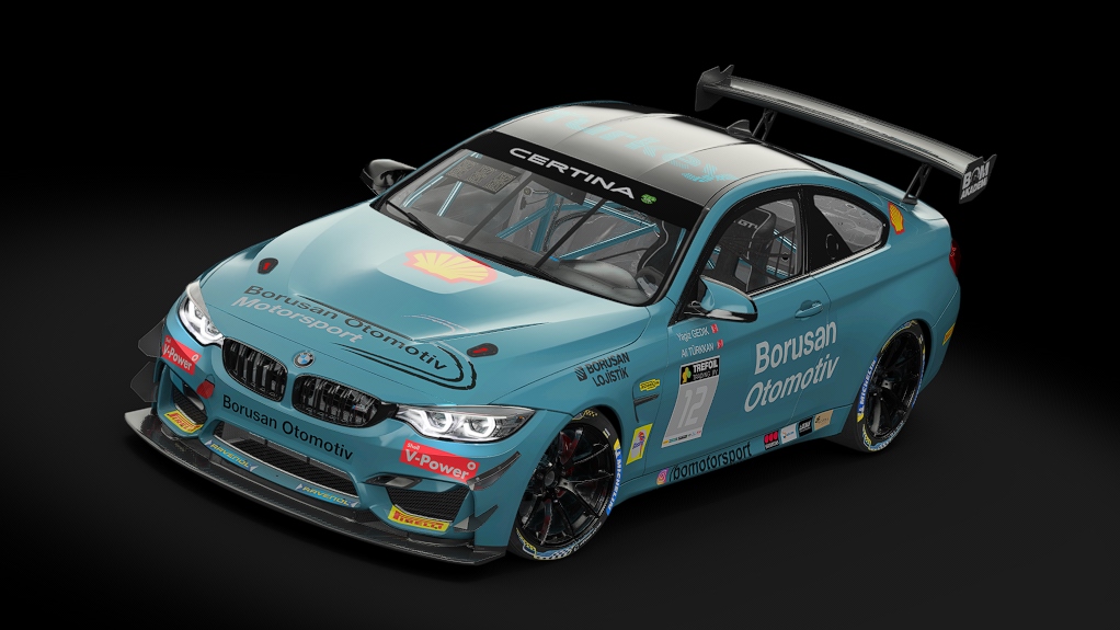 BMW M4 GT4, skin Borusan Otomotiv Motorsport 2018