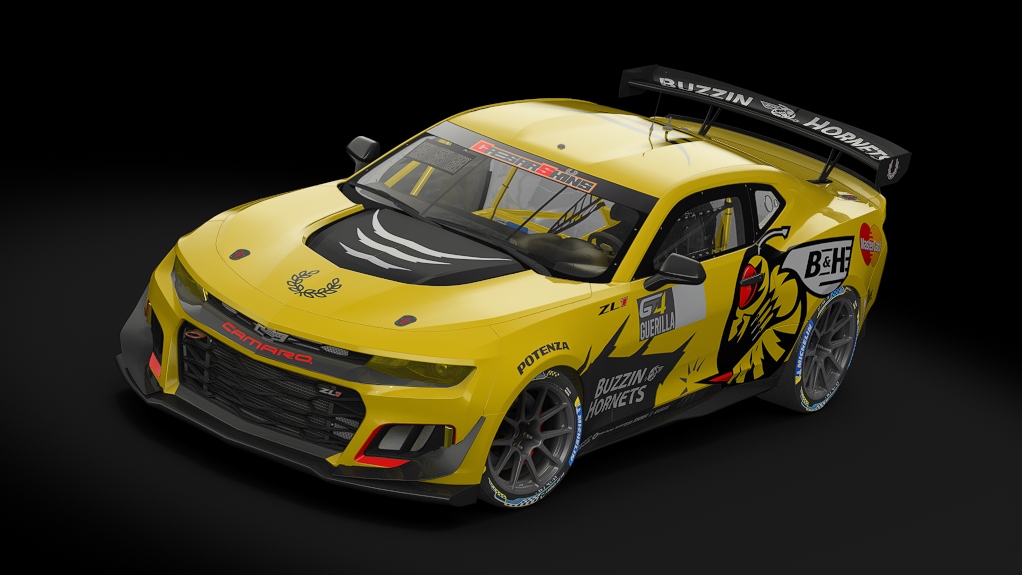 Chevrolet Camaro GT4.R, skin BuzzinHornets