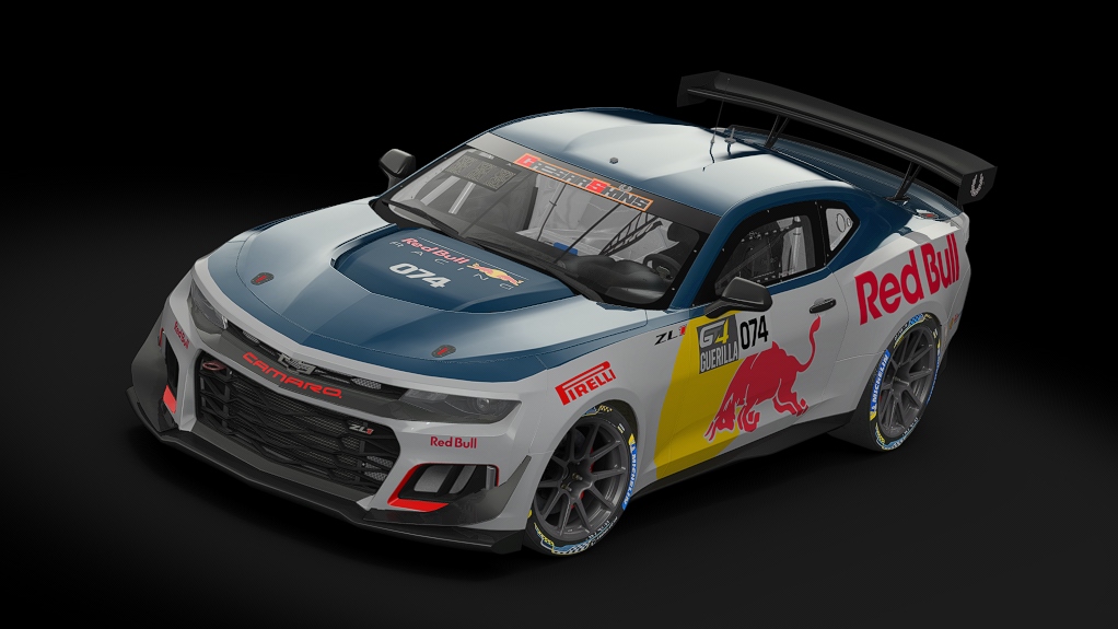 Chevrolet Camaro GT4.R, skin RedBull