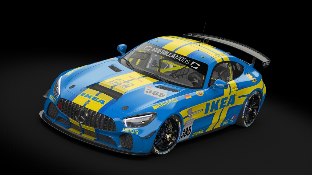 Mercedes AMG GT4, skin 385-ikea