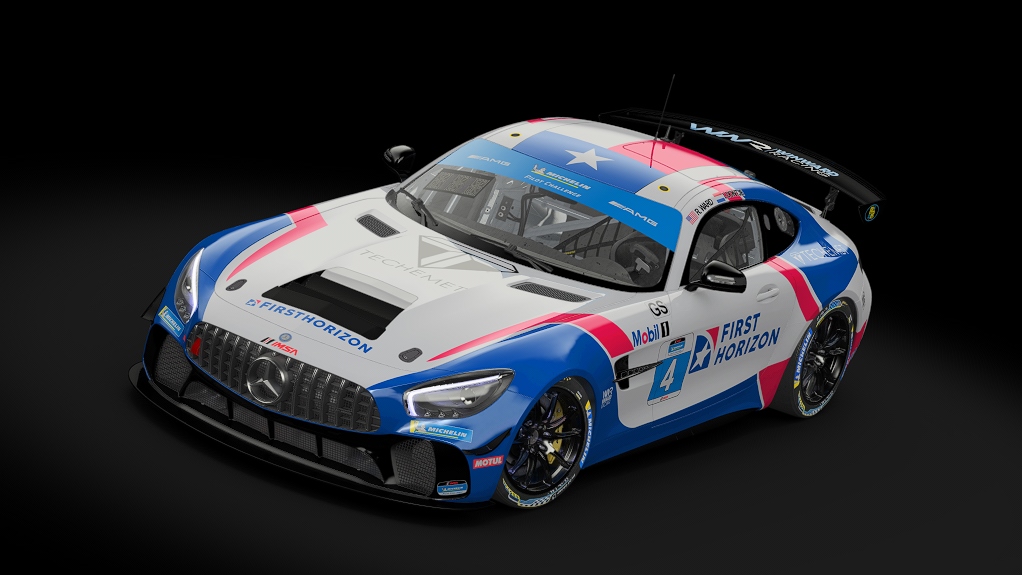 Mercedes AMG GT4, skin Winward Racing - 4