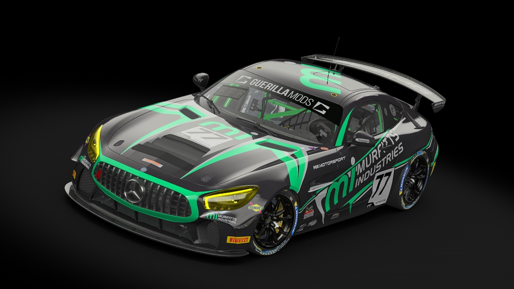 Mercedes AMG GT4, skin british_gt_championship_2019_FOX_77