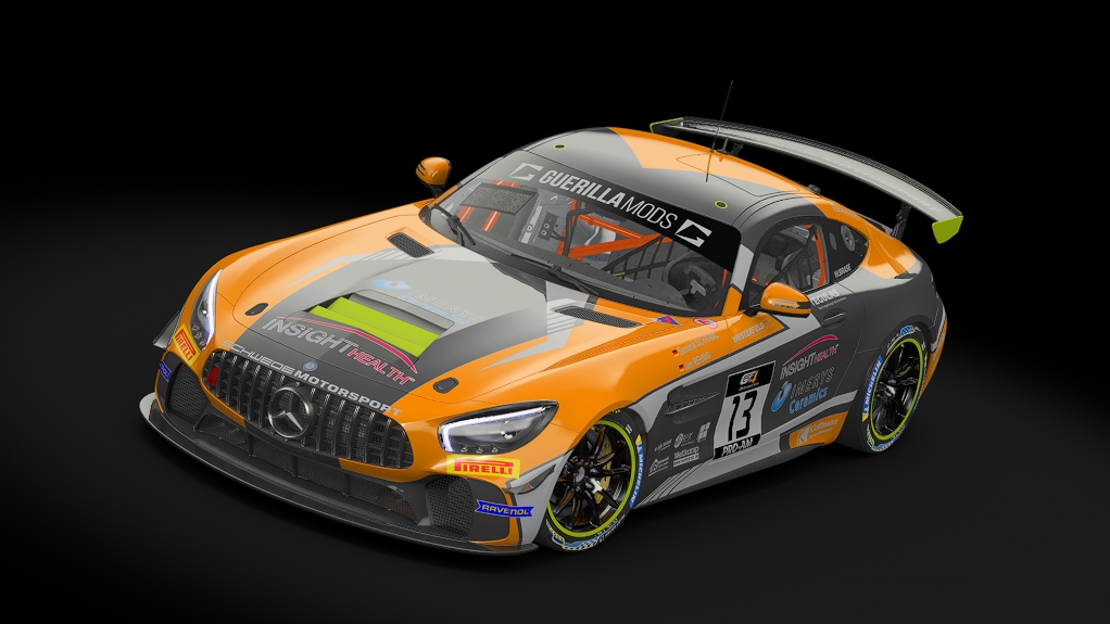 Mercedes AMG GT4, skin gt4_european_series_schwede_13