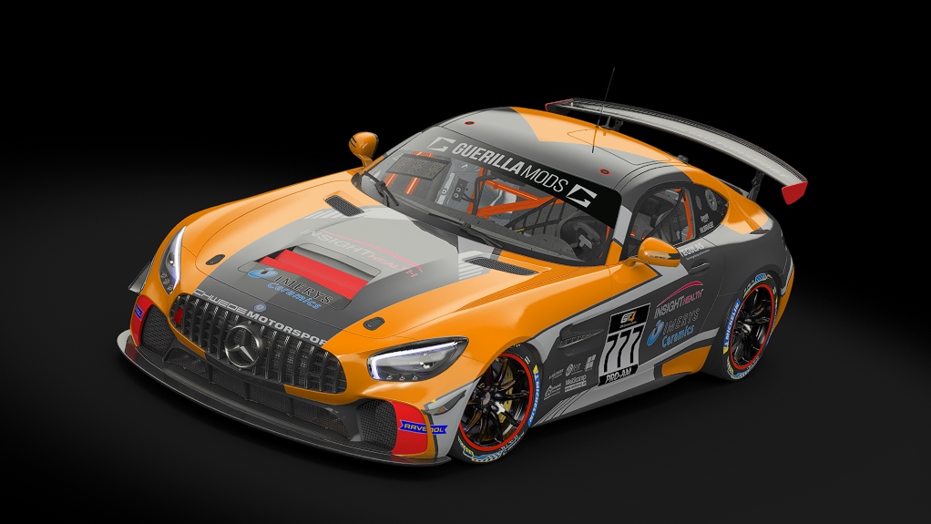 Mercedes AMG GT4, skin gt4_european_series_schwede_777