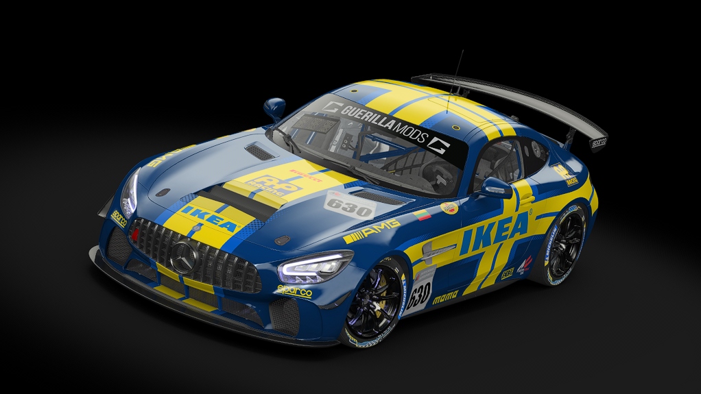 Mercedes AMG GT4 EVO, skin 630-ikea