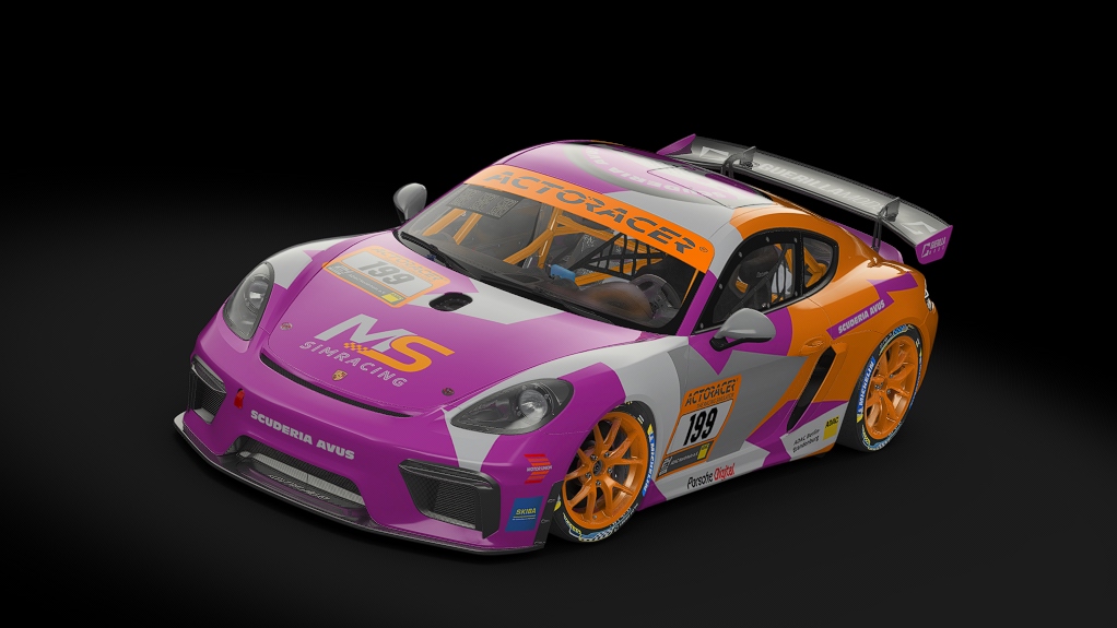 Porsche 718 Cayman GT4 Clubsport, skin N24H_Scuderia-AVUS_199