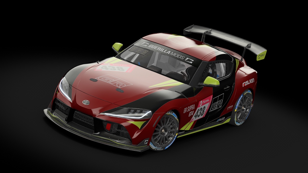 Toyota Supra GT4, skin GR_Racing_Red