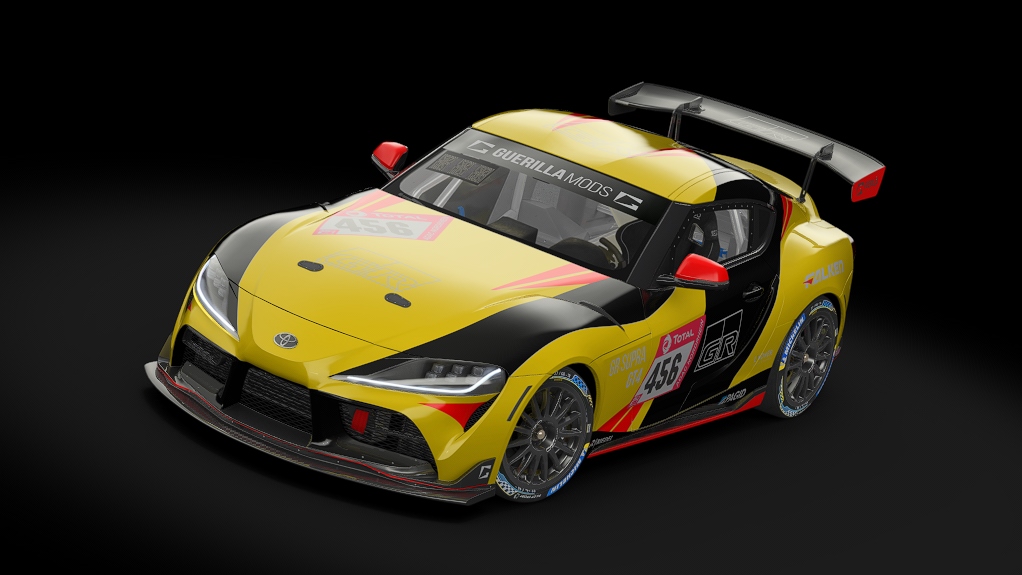 Toyota Supra GT4, skin GR_Racing_Yellow