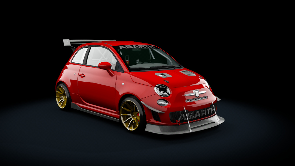 Abarth 500 Stage 4, skin red