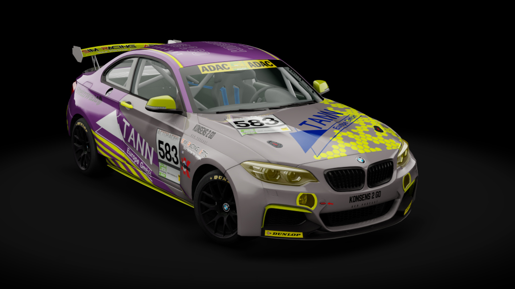 BMW M240i Cup AbA, skin 24h_583_Kiesbett_Kommando