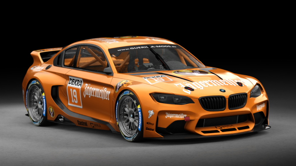 BMW M2 GT2, skin Jägermeister