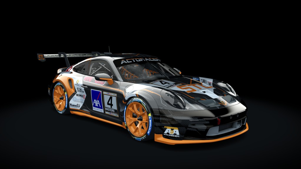 Porsche 911 GT3 Cup 992, skin 4rpenquitt