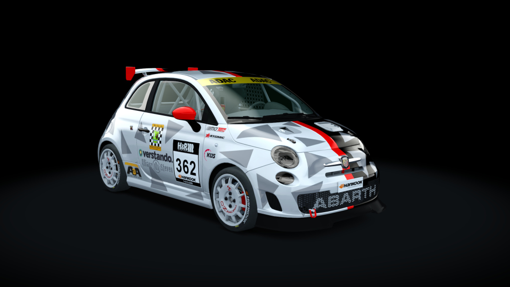 Abarth 500 Assetto Corse, skin RCN_362_MR