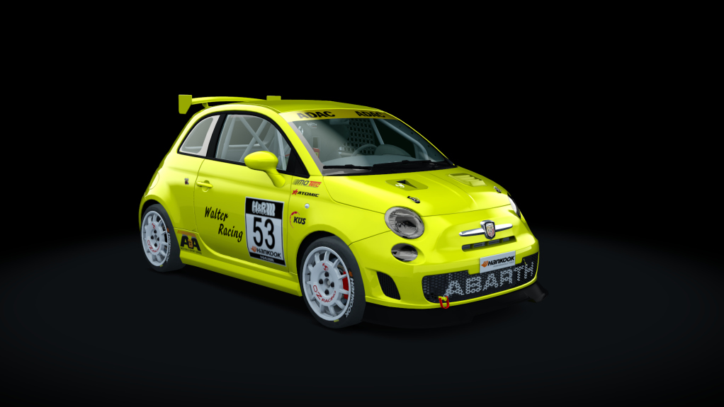 Abarth 500 Assetto Corse, skin RCN_53_NW