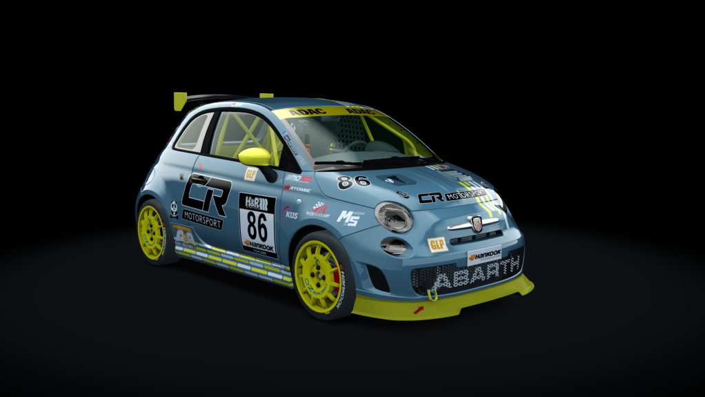 Abarth 500 Assetto Corse, skin RCN_86_MS