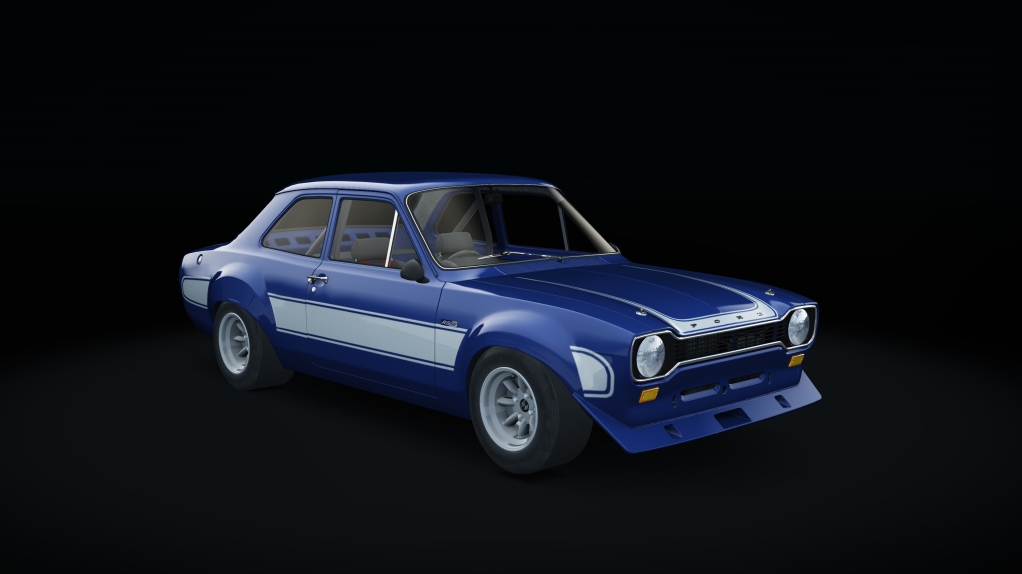 Ford Escort RS1600, skin blue_white