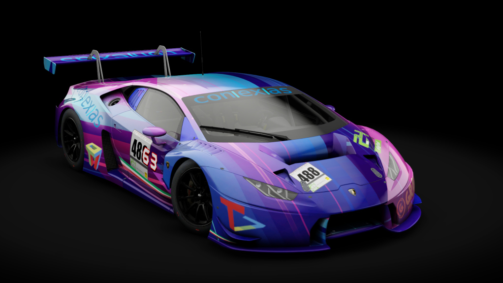 Lamborghini Huracan GT3 AbA, skin 24h_488_AMC_Conexas