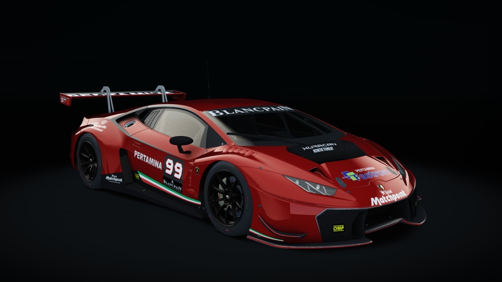 Lamborghini Huracan GT3 AbA, skin Racing_Red