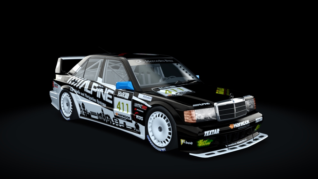 Mercedes-Benz 190E EVO II, skin RCN_411_PB