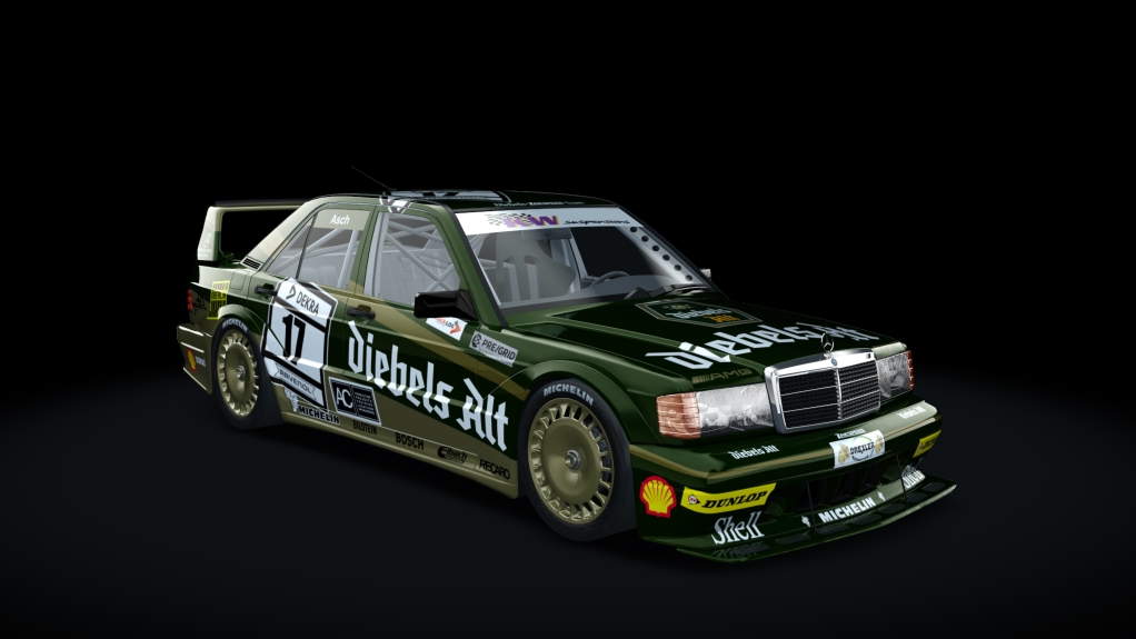 Mercedes-Benz 190E EVO II TWCD, skin 17_bendel