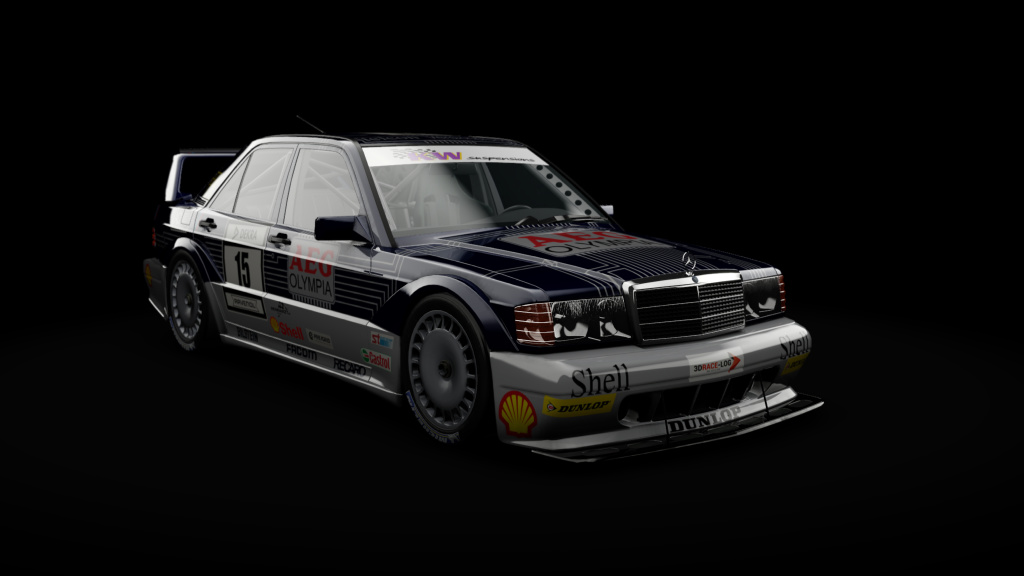 Mercedes-Benz 190E EVO II TWCD, skin AEG