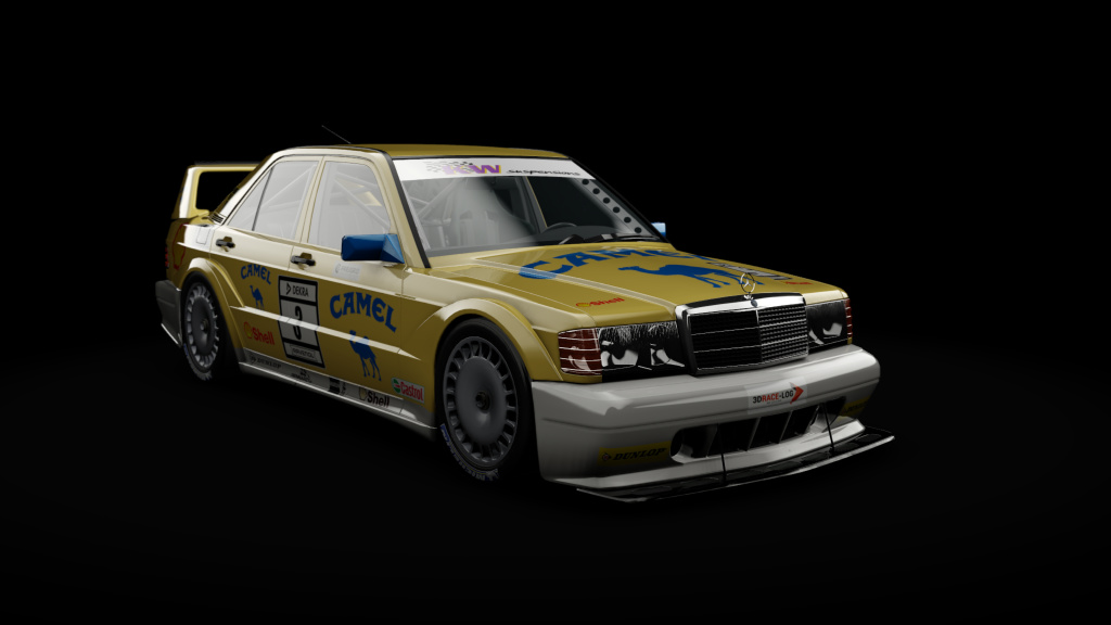 Mercedes-Benz 190E EVO II TWCD, skin Camel