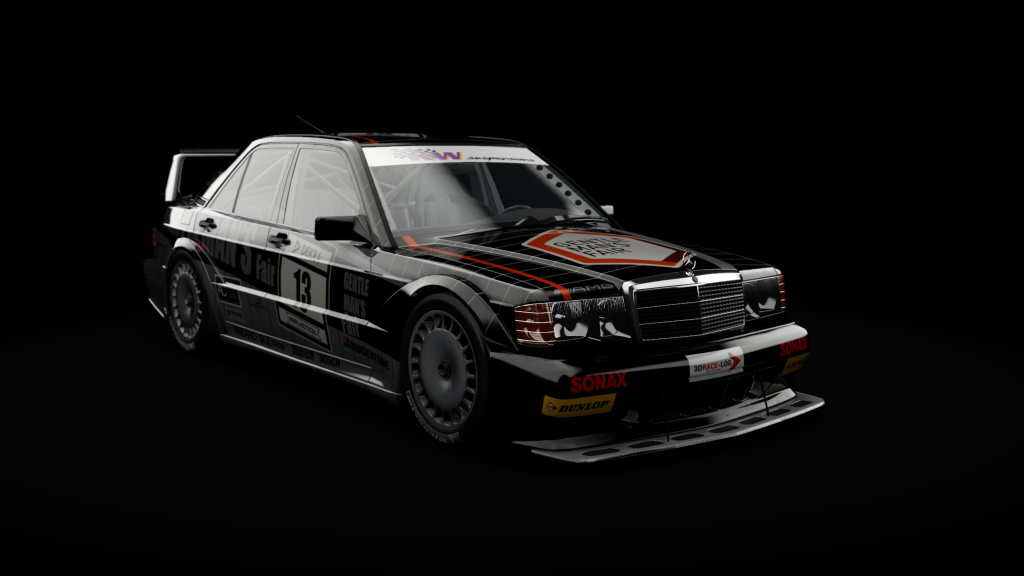 Mercedes-Benz 190E EVO II TWCD, skin GentlemansFair