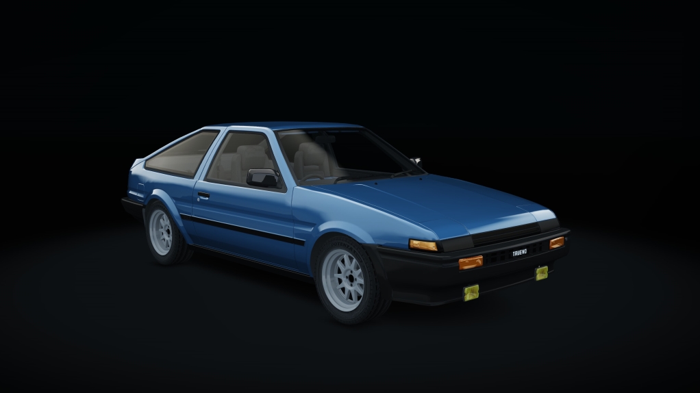 Toyota AE86, skin 02_blue_met