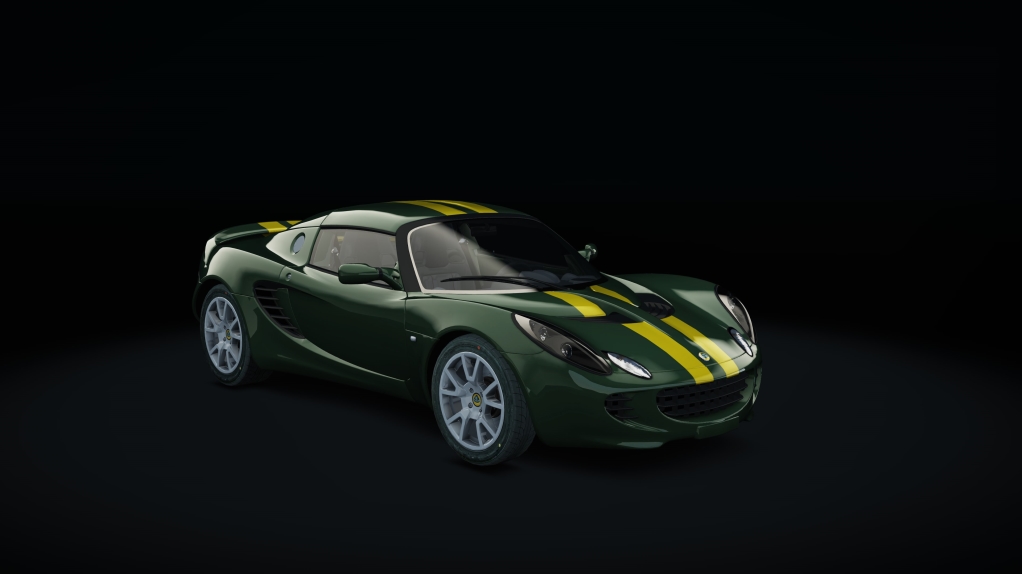 Lotus Elise SC Step2, skin 0_Racing_Green_Stripe