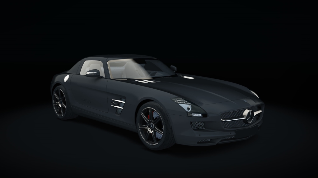 Mercedes SLS AMG, skin Grigio_Alanite_designo