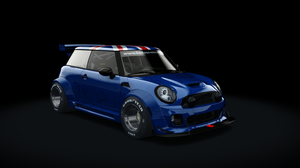 Mini Custom Race Works, skin blue