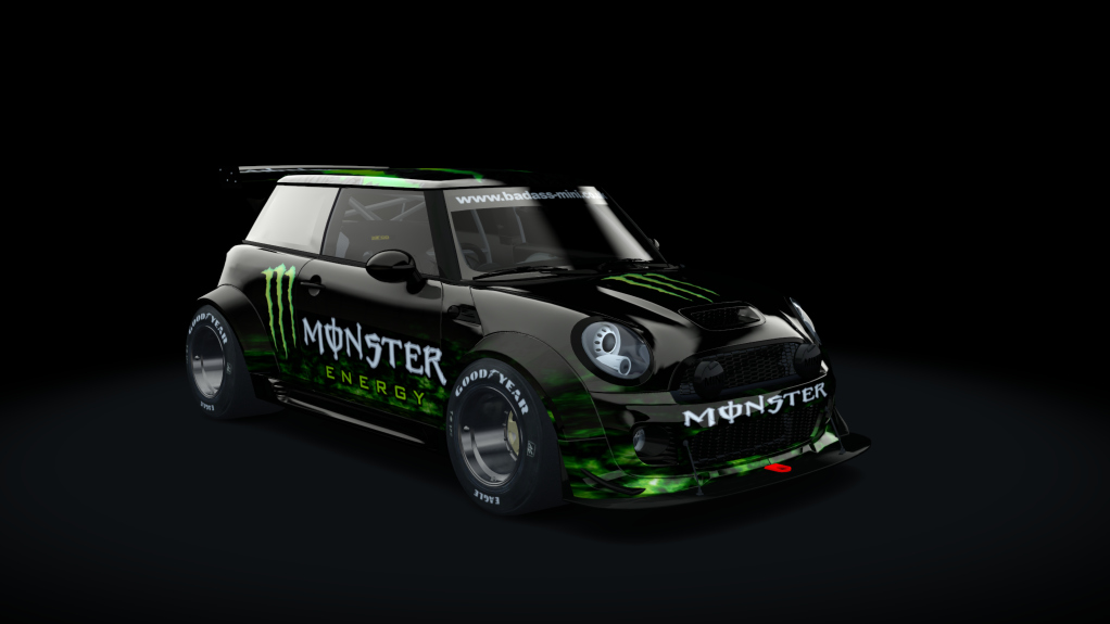 Mini Custom Race Works, skin monster