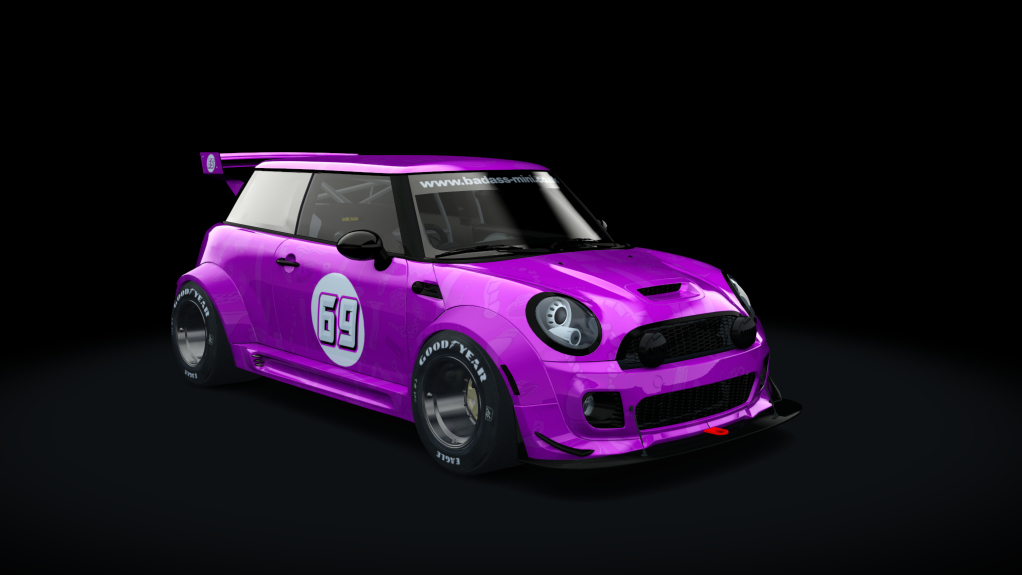 Mini Custom Race Works, skin pink