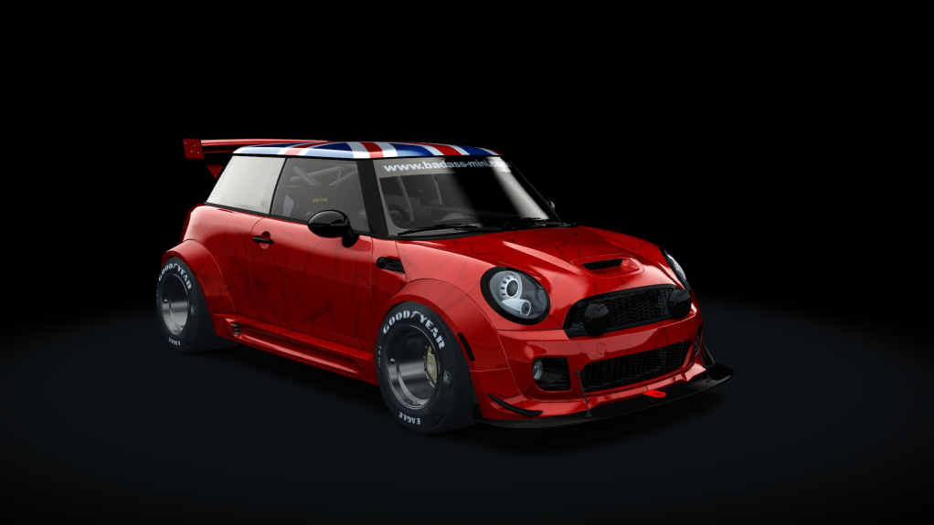 Mini Custom Race Works, skin red