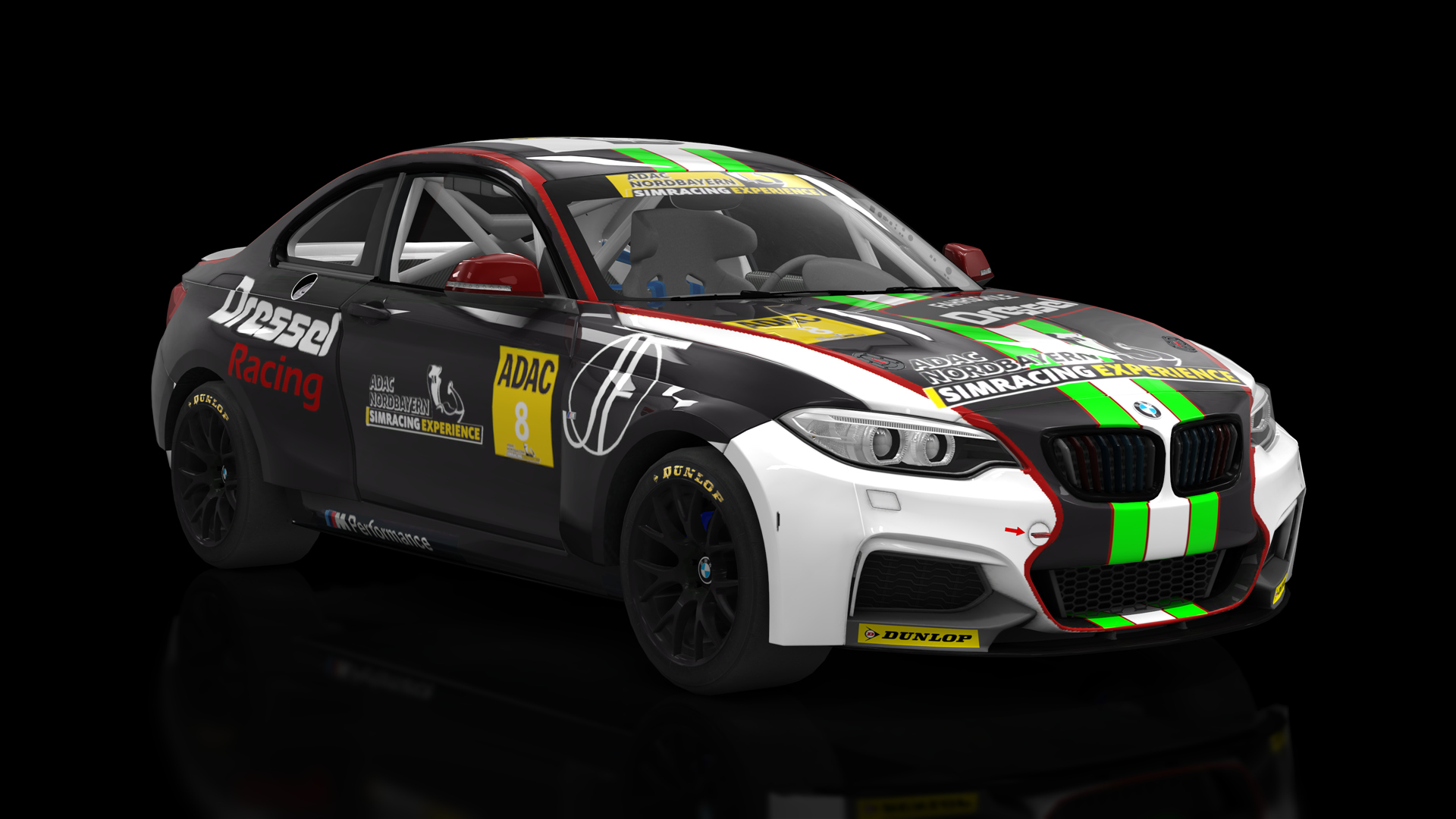 NB BMW M235i Racing, skin adac_nbwe_08_dd