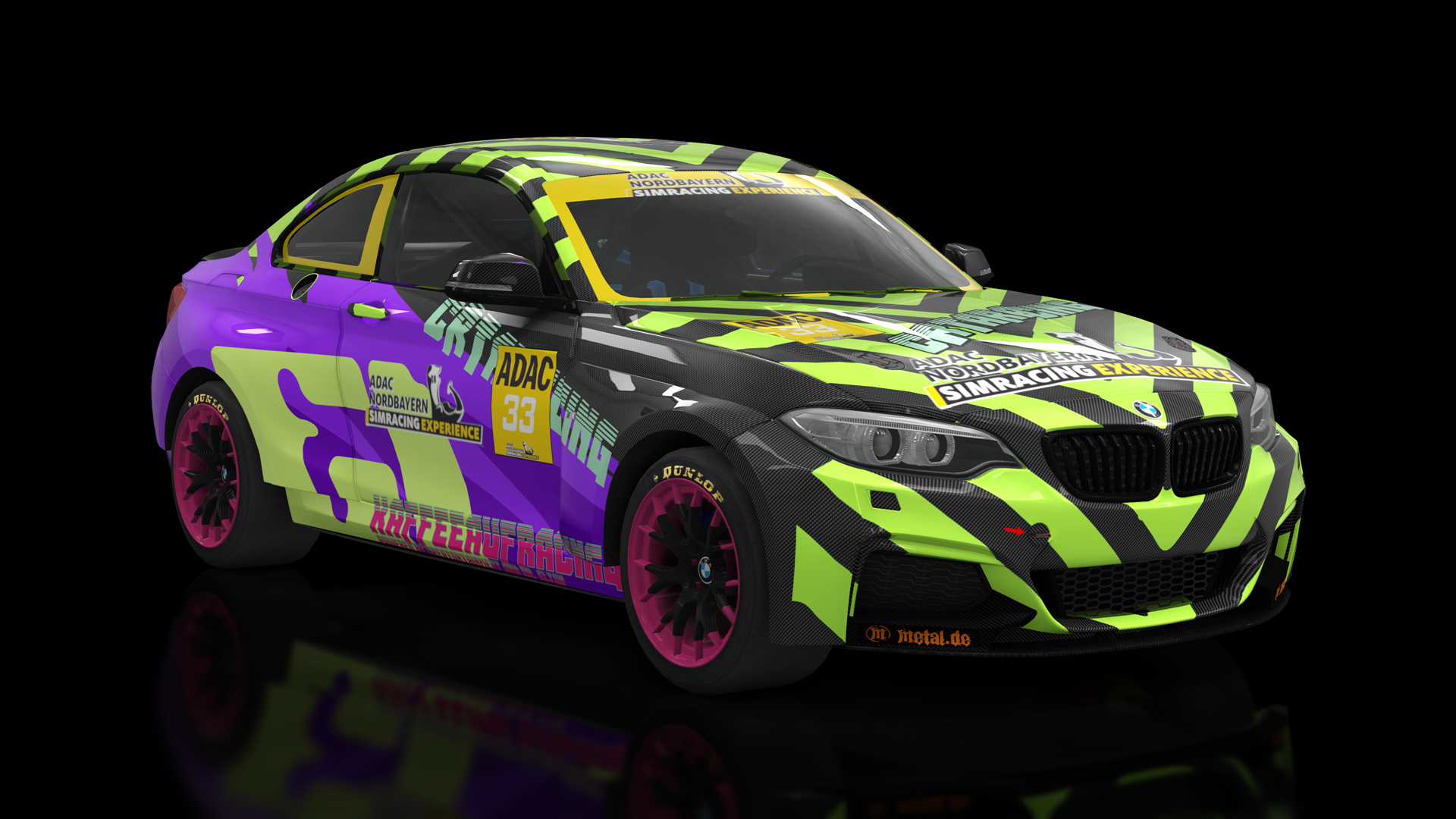 NB BMW M235i Racing, skin adac_nbwe_33_ds