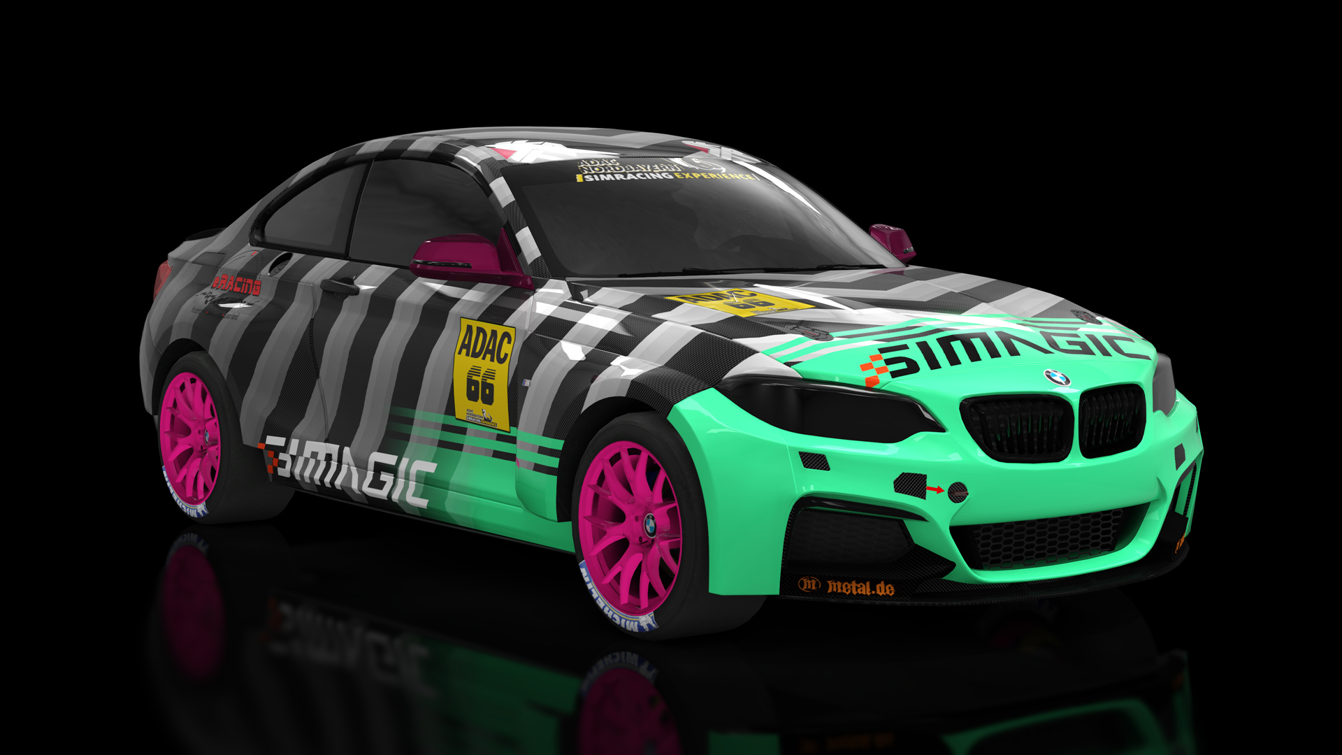 NB BMW M235i Racing, skin adac_nbwe_66_fh