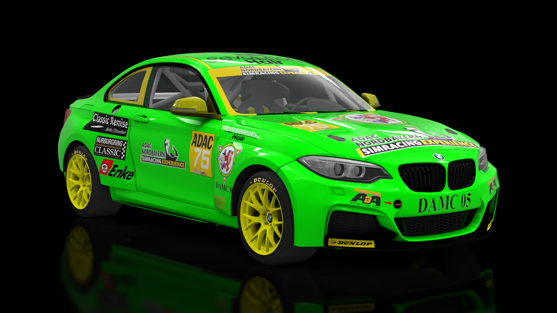 NB BMW M235i Racing, skin adac_nbwe_75_om