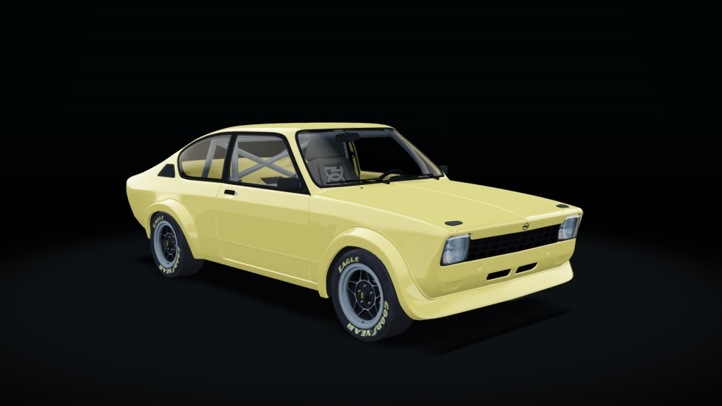 Opel Kadett S1, skin Jamaikagelb