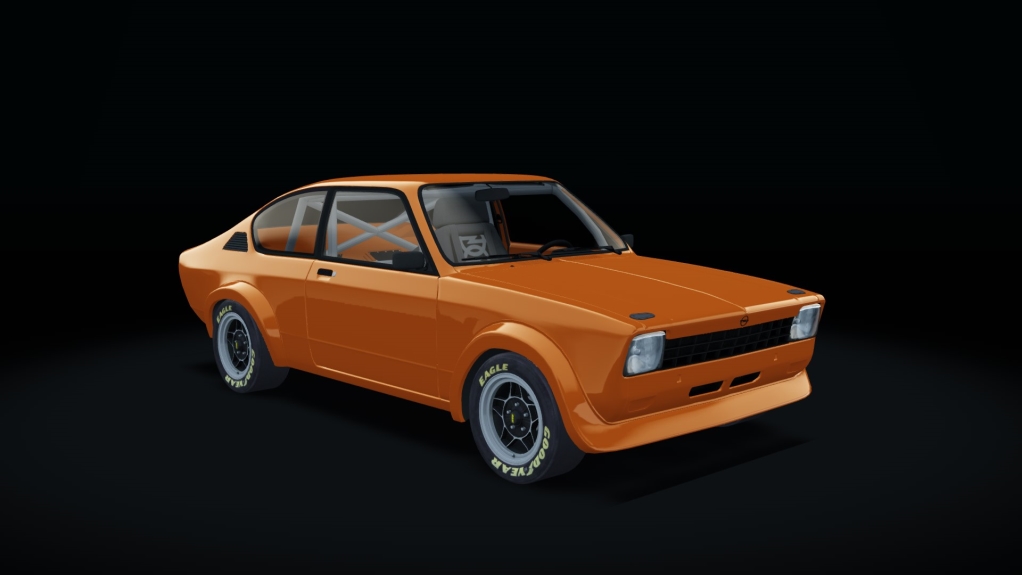 Opel Kadett S1, skin Mandarinrot